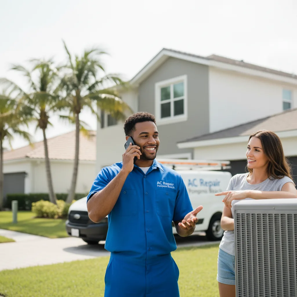 AC Repair Pompano Beach customer support in South Whitley